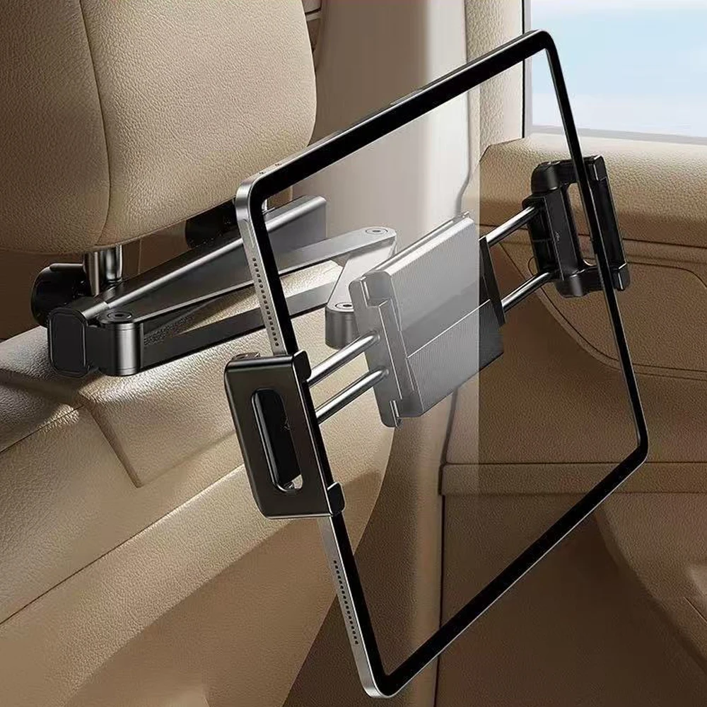 

Держатель для планшета для подголовника автомобиля, регулируемый удлинитель, автомобильное крепление для планшета на заднем сиденье, предметы первой необходимости для путешествий для детей, для планшетов