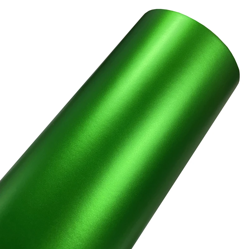

Премиальная матовая хромированная металлическая зеленая виниловая пленка, самоклеящаяся наклейка, автомобильная пленка с воздушным пузырем