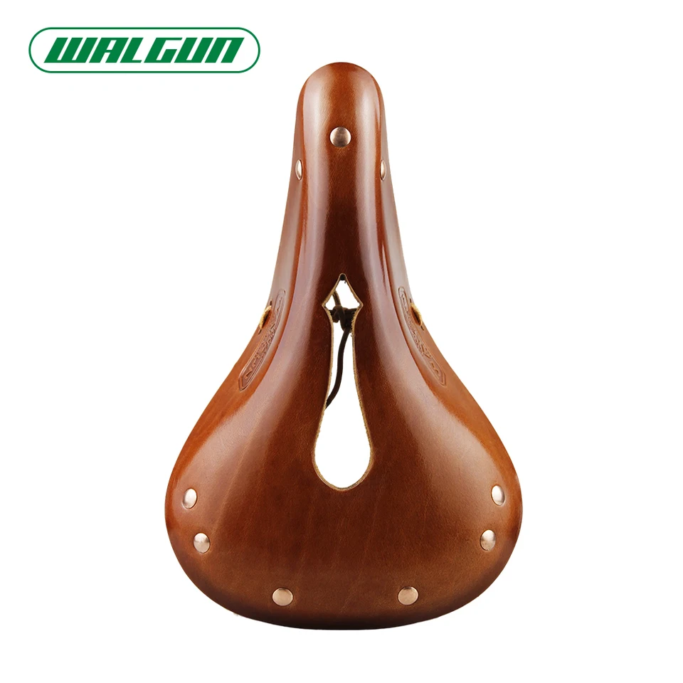 WALGUN Bicycle Saddle Handcrafted Vintage Leather Saddles