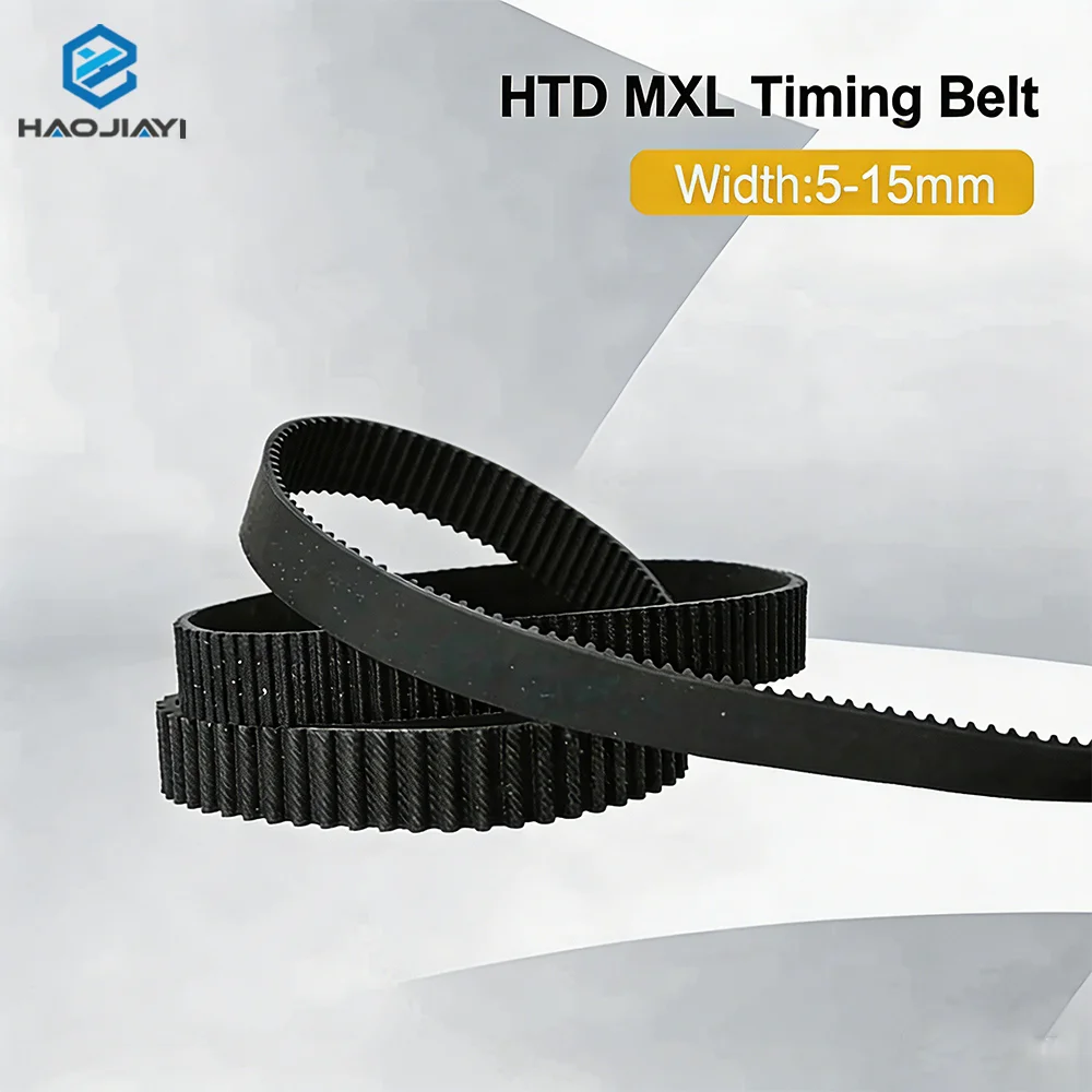 MXL Open End Timing Belt 5mm Width Rubber Drive Belt for Fiber Laser YAG CO2 Laser Engraving Cutting Machine Parts
