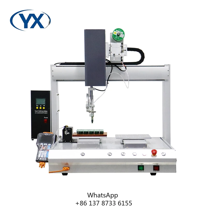 5 Axis Solder Iron Robot XYZ Rotation Axis Automatic Pcb/usb/data Cable Soldering Robot Iron Soldering Machine