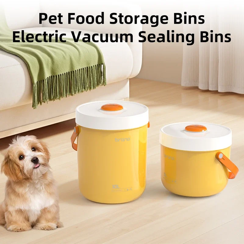 

Pet food storage bins 10L 5L vacuum-sealed containers, moisture-proof and insect-proof storage bins for dog and cat food.