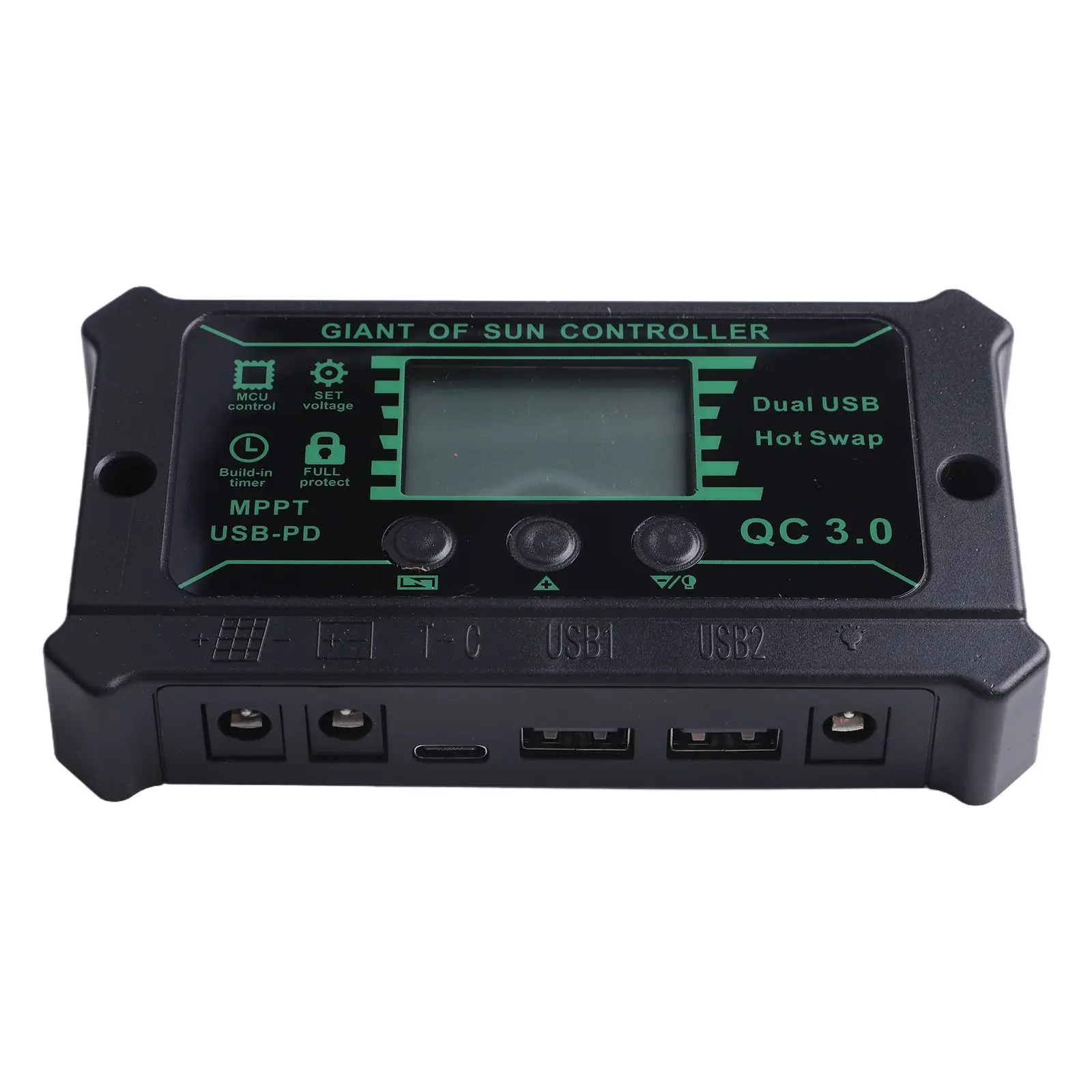 

Black 100A MPPT Charger Optimal Energy Conversion Safe And Efficient Charging Easy Installation High-quality Materials For RV