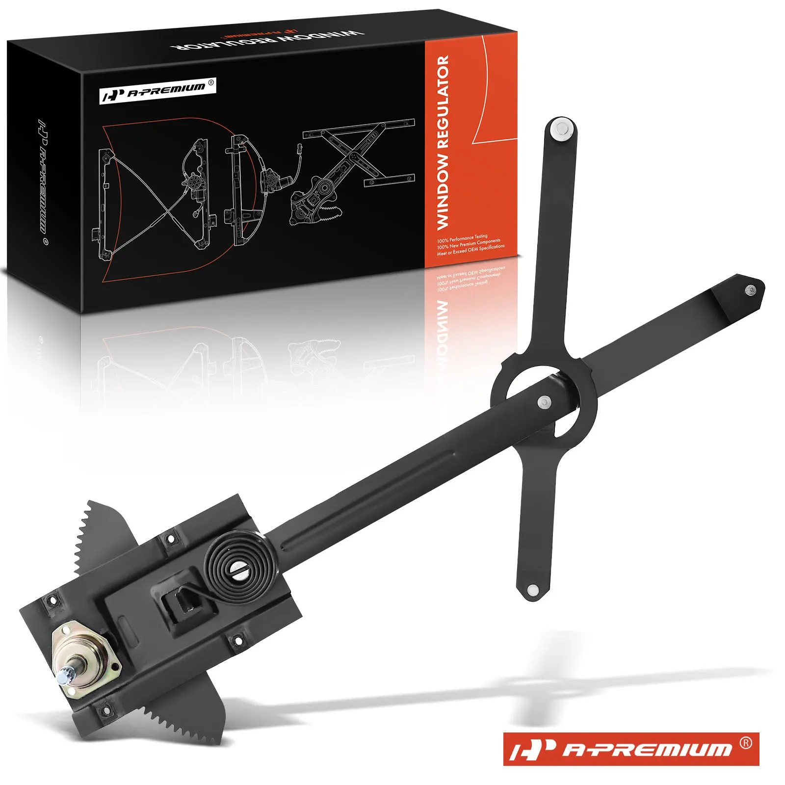 A-Premium Front Driver Side Manual Window Regulator for Chevrolet C10 Suburban C20 Suburban K10 Suburban K20 Suburban 1972