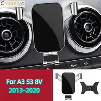 Car Phone Holder For Audi A3 S3 RS3 8V Q2 SQ2 Air Vent Mount Car Styling Bracket GPS Stand Rotatable Support Mobile Accessories