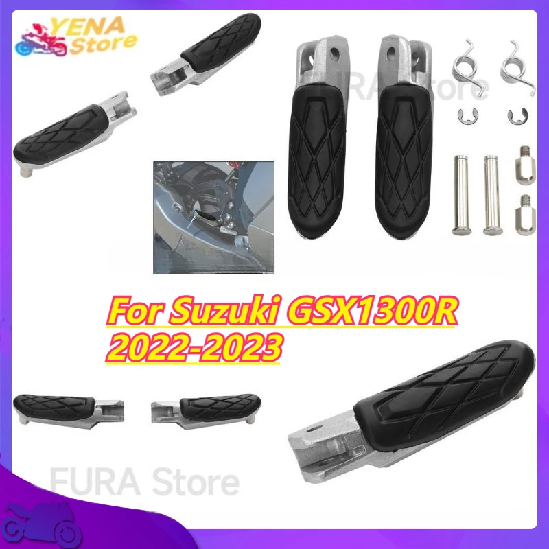 

Новая алюминиевая подставка для ног переднего пассажира для Suzuki GSX1300R 2022-2023