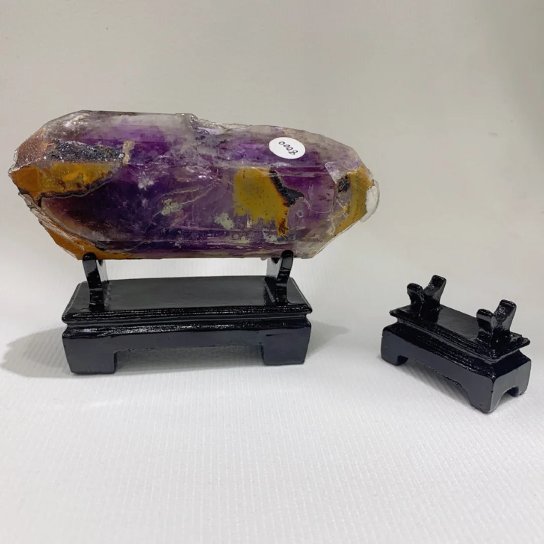 1pc crystal display stand, resin frame, crystal small ornament base support, long strip-shaped mineral raw stone jade base