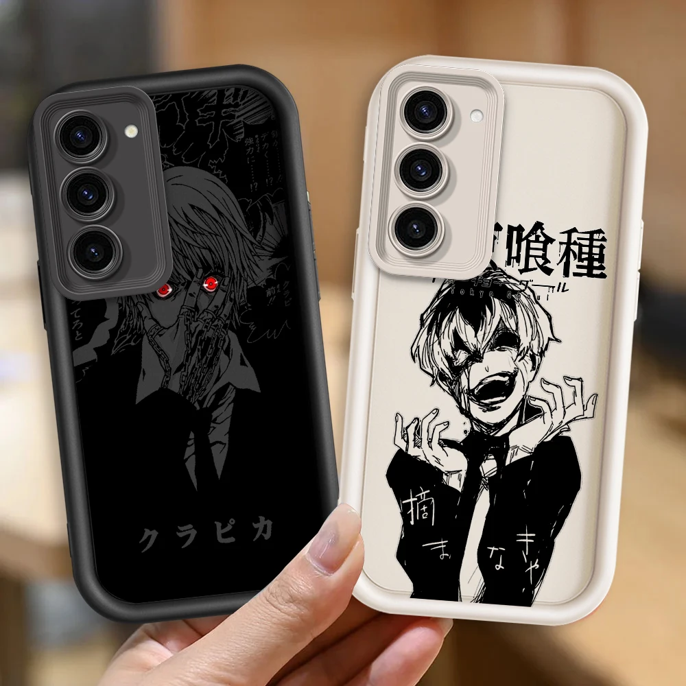 Anime Luxury Tokyo Ghoul Art For Samsung Note 20 S24 S23 S22 S21 S20 Ultra Plus FE A25 A23 A22 A15 A31 5G Eye Ladder Funda