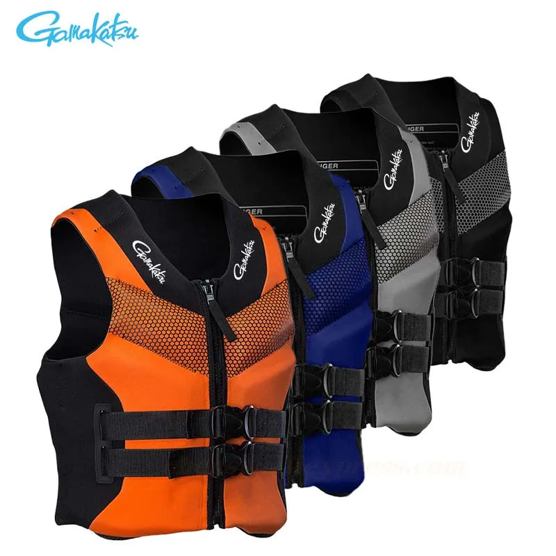 Gamakatsu Multi-Functional Life Jacket Vest Outdoor Fishing A Must-Have For Safety Multiple Pockets For Storage Buoyant Material
