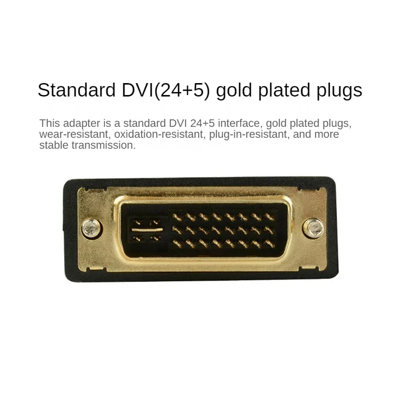 Imagem -04 - Dvi 24 Mais para Cabos Adaptadores Chapeados Plugue Macho para Fêmea Hdmi-compatível para Conversor de Cabo Dvi 1080p para Monitor de Projetor Hdtv