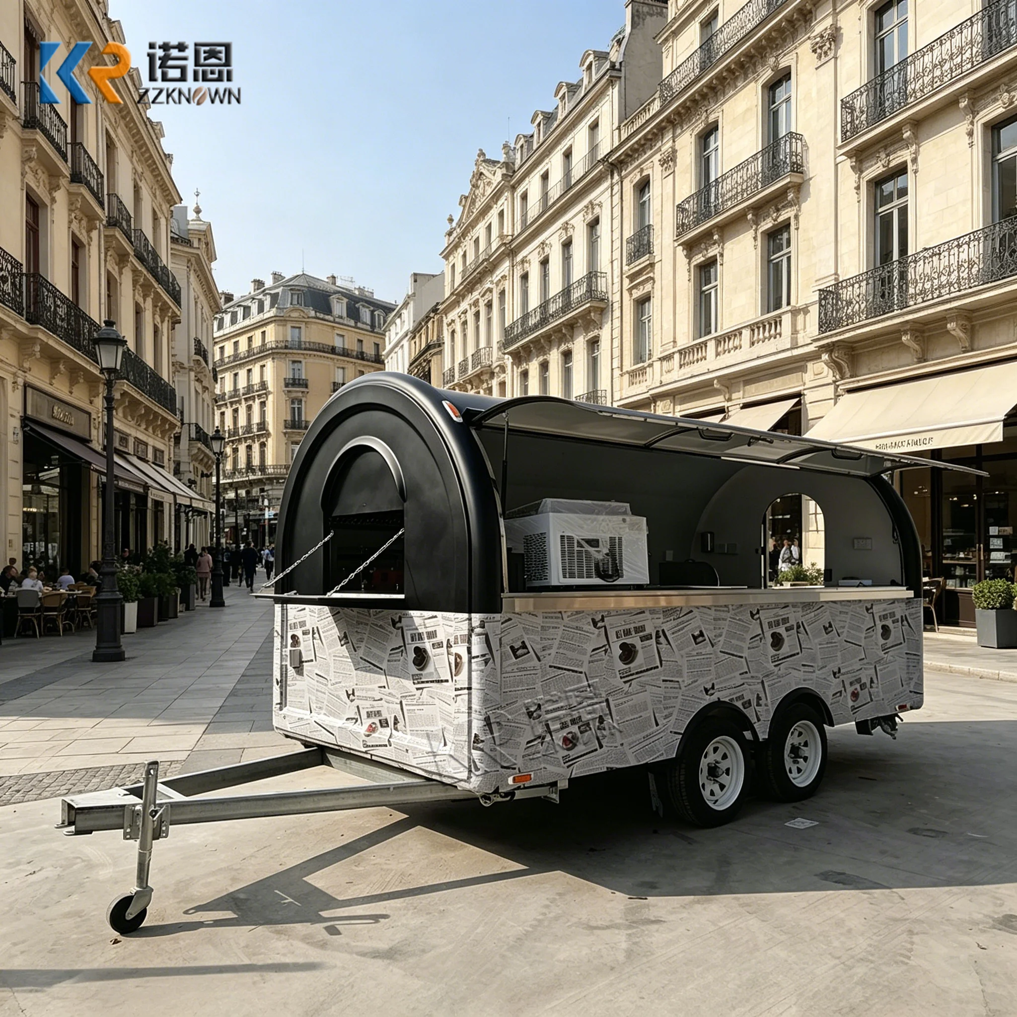 For Sale Fully Equipped Food Trailer Mobile Bbq Cart Ice Cream Truck Coffee Business