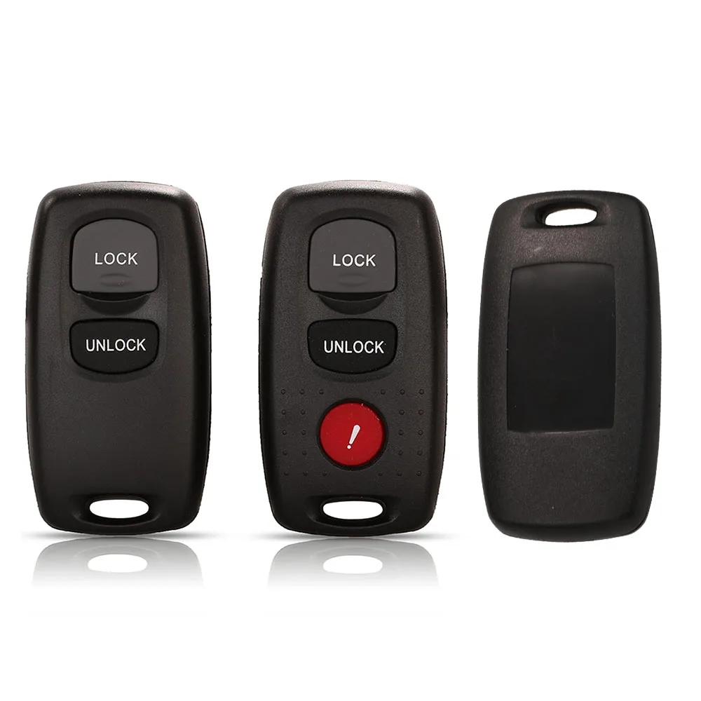 

jingyuqin Replace Remote Car Key Shell Fit For ford ranger MAZDA 2 3 6 MPV Protege Transmitter Keyless Entry Fob Key Case Cover