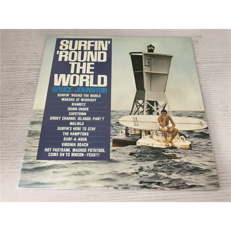 

Bruce Johnston Surfin Round The World Light Rock LP Vinyl for Vinyl Record Players