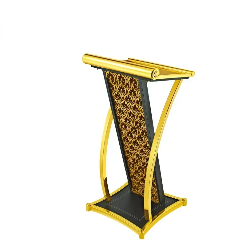 الجملة فندق أسود معدني Rostrum منبر الكنيسة المنصة