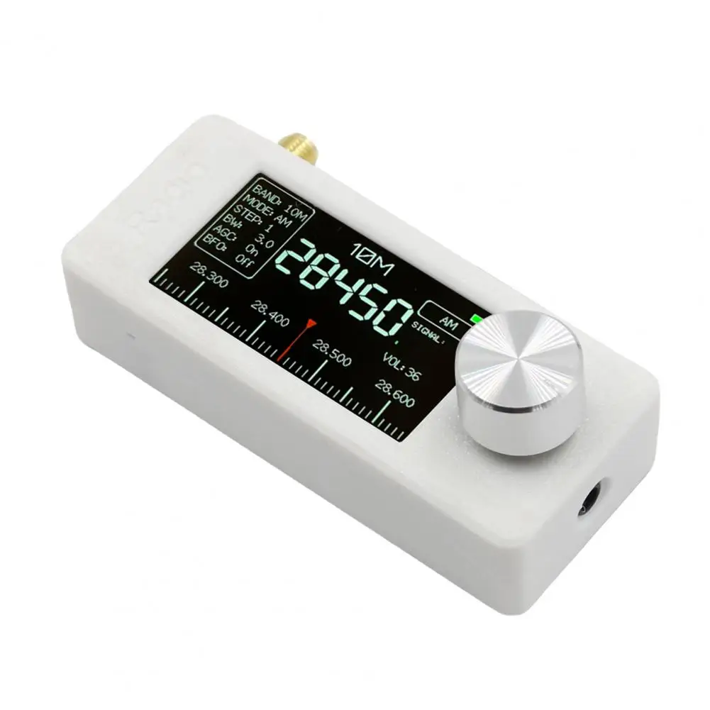 Портативное радио LSB USB AM FM 0,5-108 МГц, карманное мини-радио, 1,9-дюймовый IPS-экран, вседиапазонный радиоприемник с антенной