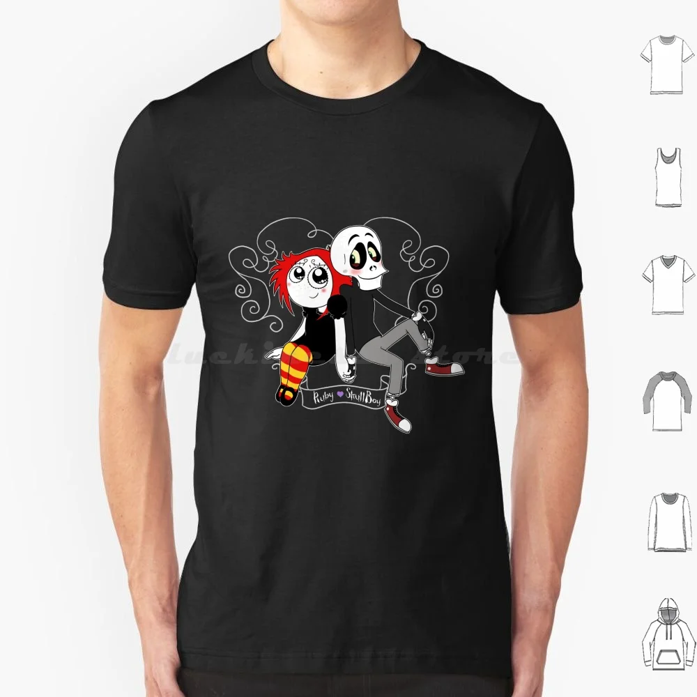 Ruby And Skullboy Young Love T Shirt Cotton Men Women DIY Print Ruby Gloom Skull Boy Young Love