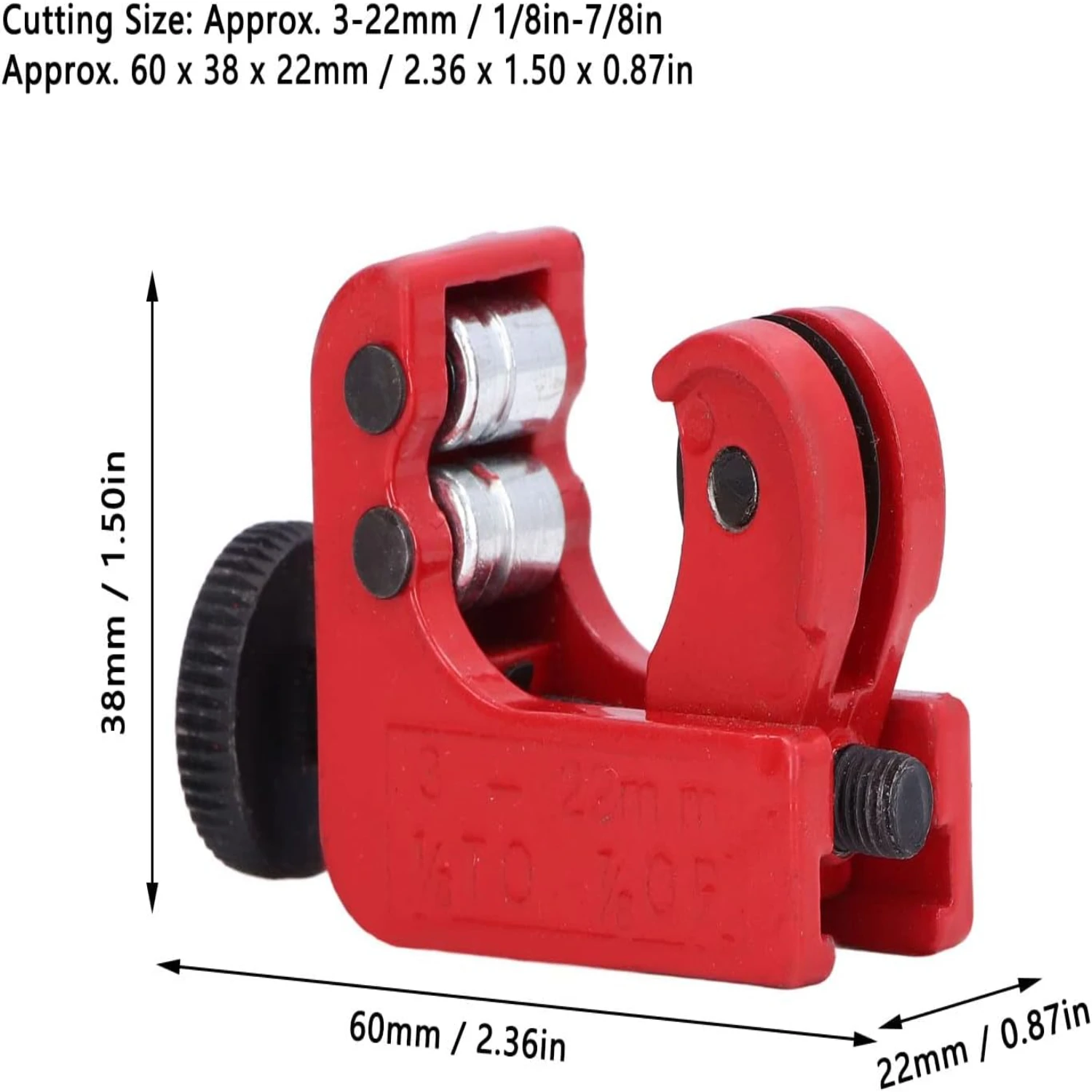 Efficient, Precise, and Safe Mum Pipe Cutting Tool with Ergonomic Non-Slip Grip: Ideal for Copper, Aluminum, Brass, and Thin-Wal