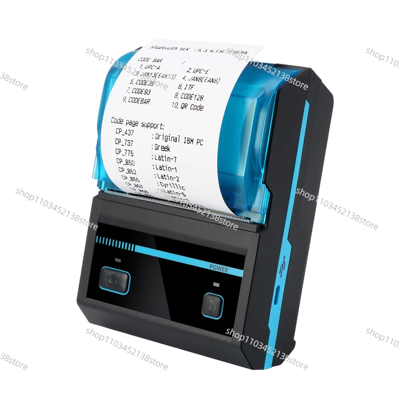 Wireless Mini Receipt Printer 58mm Portable Thermals Printers