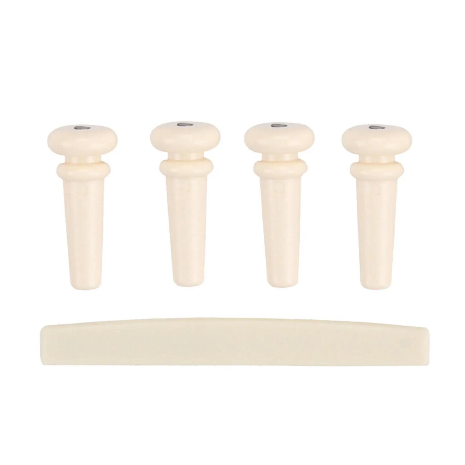 دبابيس جسر بلاستيكية للجيتار الصوتي + قطع غيار أدوات السرج