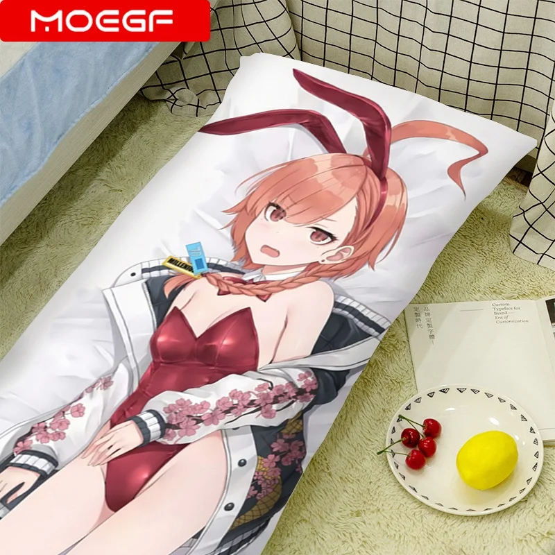 Anime Hugging Pillowcase Blue Archive Tsukatsuki Rio Mikamo Neru Hayase Yuuka Dakimakura Body Pillow Cover 2 Way Tricot 160x50cm