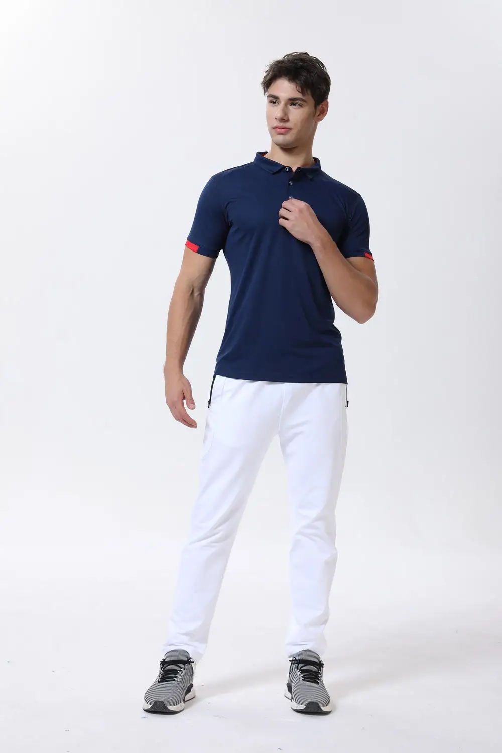 Casual Quick Drying POLO Shirt Customized Print Logo Image Polo Collar Short Sleeve Breathable T-shirt Embroidered Work Suit