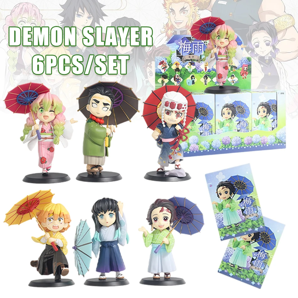 

Фигурка из аниме Demon Slayer: Танджиро Камадо и Нэзуко, креативная персонализированная статуэтка, модель-украшение, подарочная коробка-сюрприз.