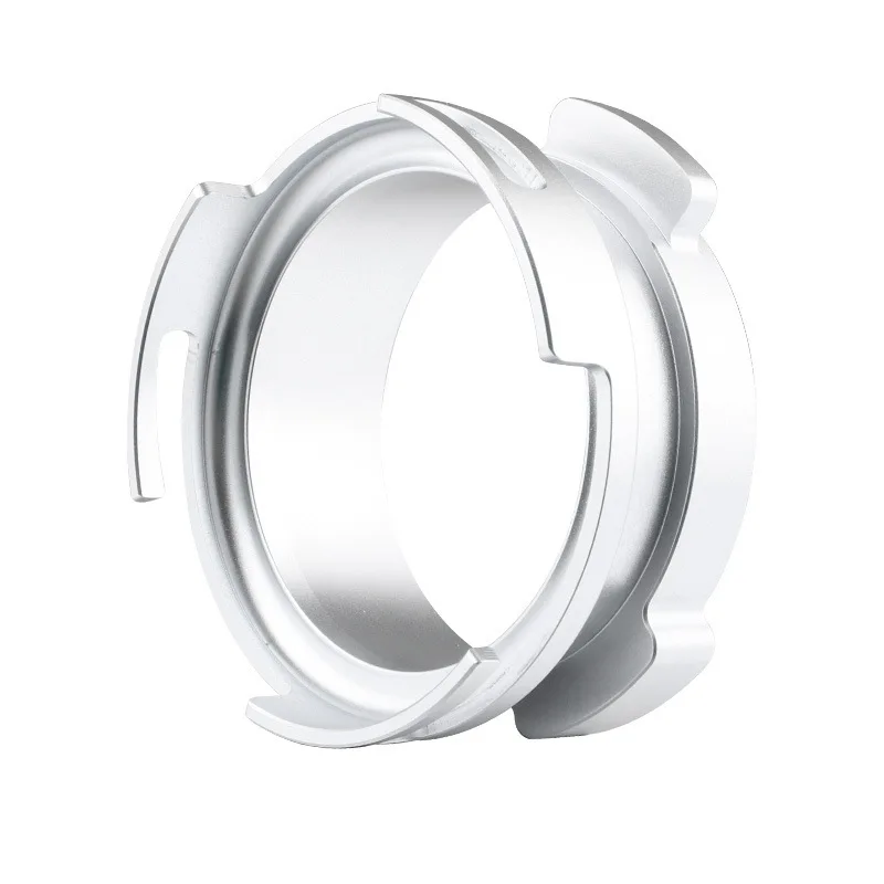 58mm Coffee Dosing Ring, Aluminum Rotating Coffee Powder Receiver, Espresso Funnel Accessory
