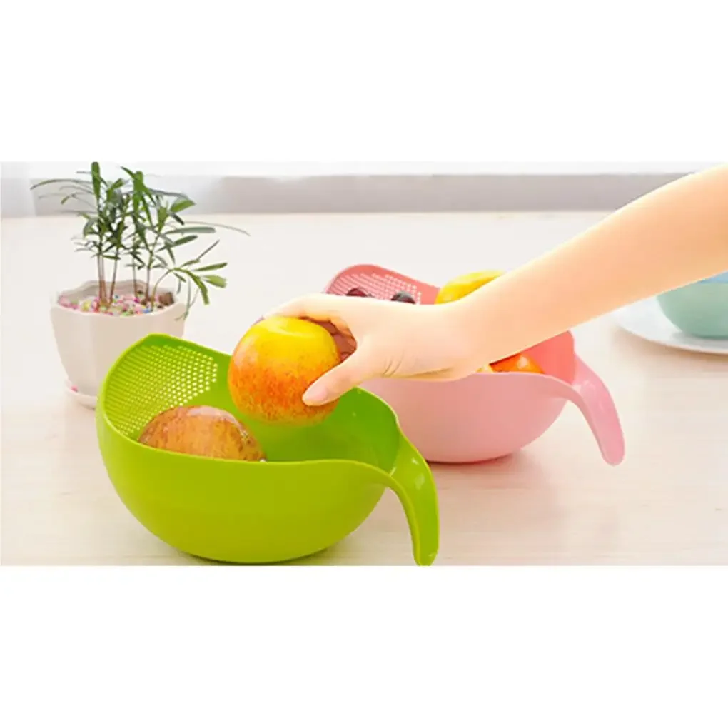 Rice Washing Filter Strainer Basket Colander Sieve Fruit Vegetable Bowl Drainer Cleaning Tools  Kitchen Kit kitchen tools Sieve