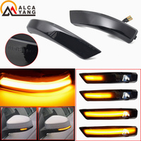 Amber LED Dynamic Turn Signal Side Marker Sequtntial Light Indicator Lamp For Ford Focus 2 MK2 Focus 3 MK3 3.5 For Mondeo MK4 EU