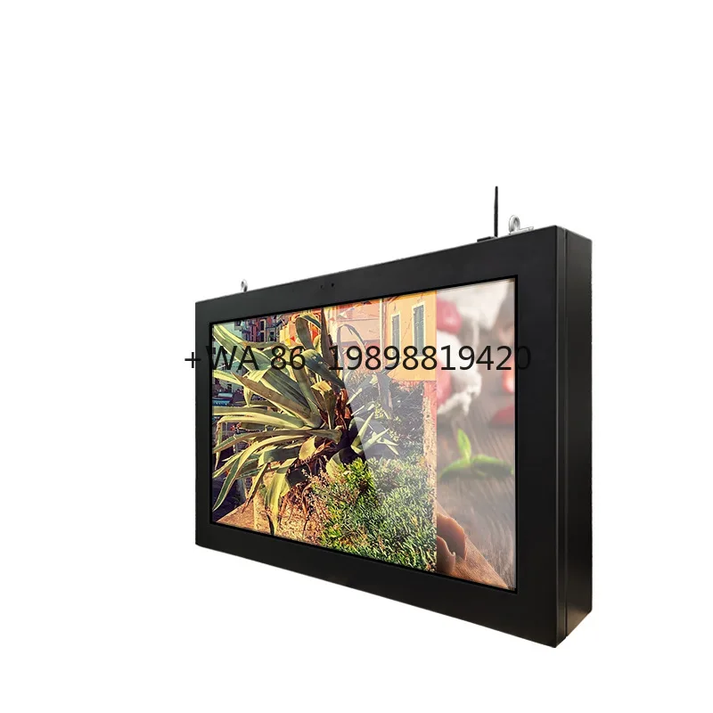 

Настраиваемый 32-дюймовый ЖК-дисплей, водонепроницаемый уличный ТВ-дисплей, настенный дисплей, горизонтальная цифровая вывеска, реклама на открытом воздухе