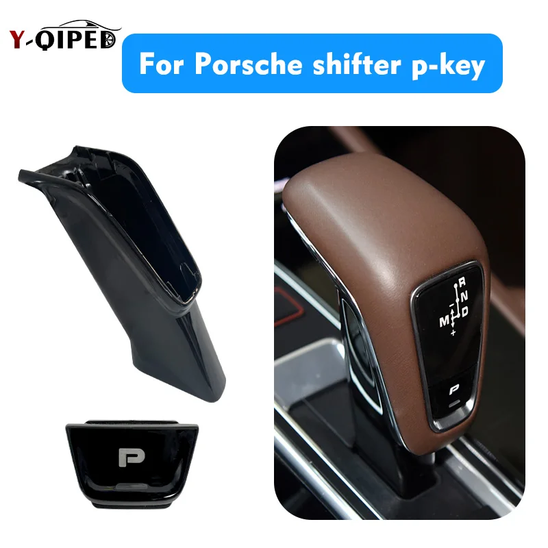 Interior Center Console Gear Shift Head Knob P Button Key Switch Cover Cap Repair Kit For Porsche Cayenne 2018-2023 9Y0713140A