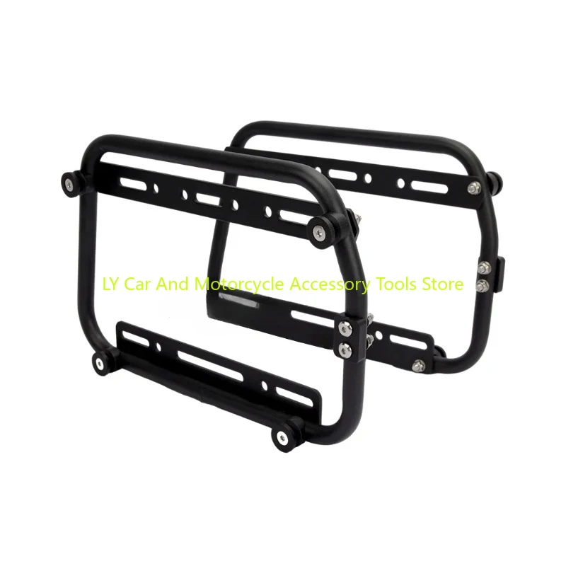 Motorcycle Multifunctional Universal Side Box Bracket DIY Quick Detachable Aluminum Alloy Side Box Bracket For Yamaha