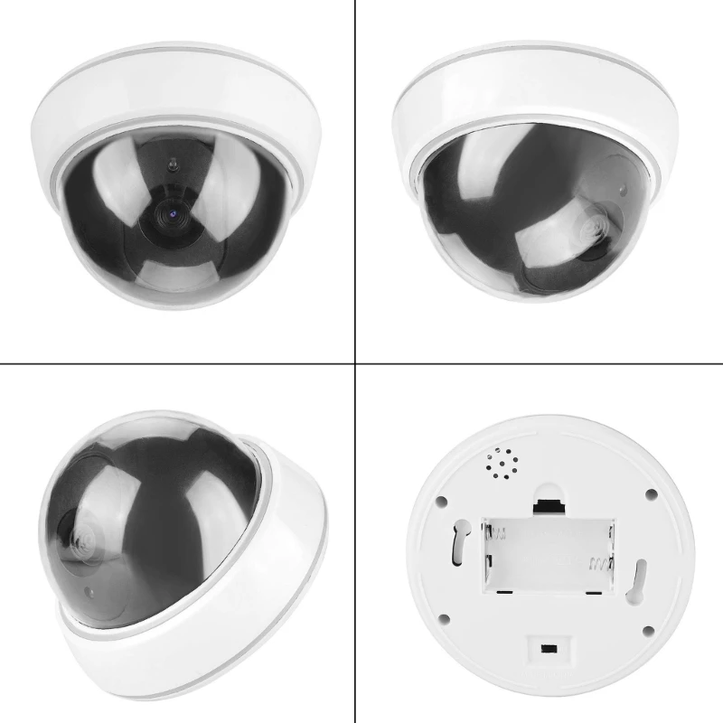 Fake Security Camera For Home Office Weatherproof ABS Construction Easy Mount 77JC