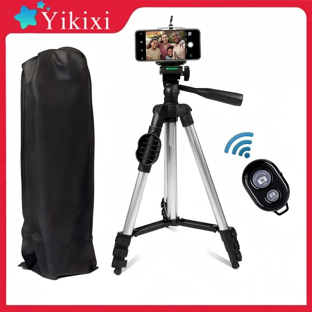 

Новый легкий штатив для камеры, портативный штатив для мобильных телефонов, портативная подставка для зеркальной камеры, Bluetooth-совместимая настольная подставка для камеры, монопод для смартфона