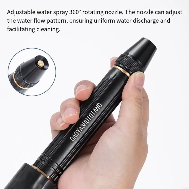 F1CF 5Pcs High Power Water Nozzles With Extended 15M For Multiple Outdoor Needs