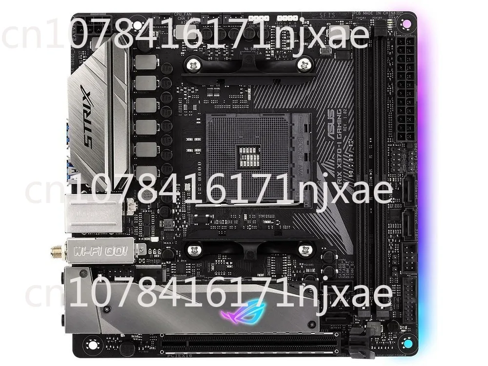 

used FOR ASUS ROG Strix X370-I Gaming 17X17 Motherboard Support 64GB B250 DDR4 AM4