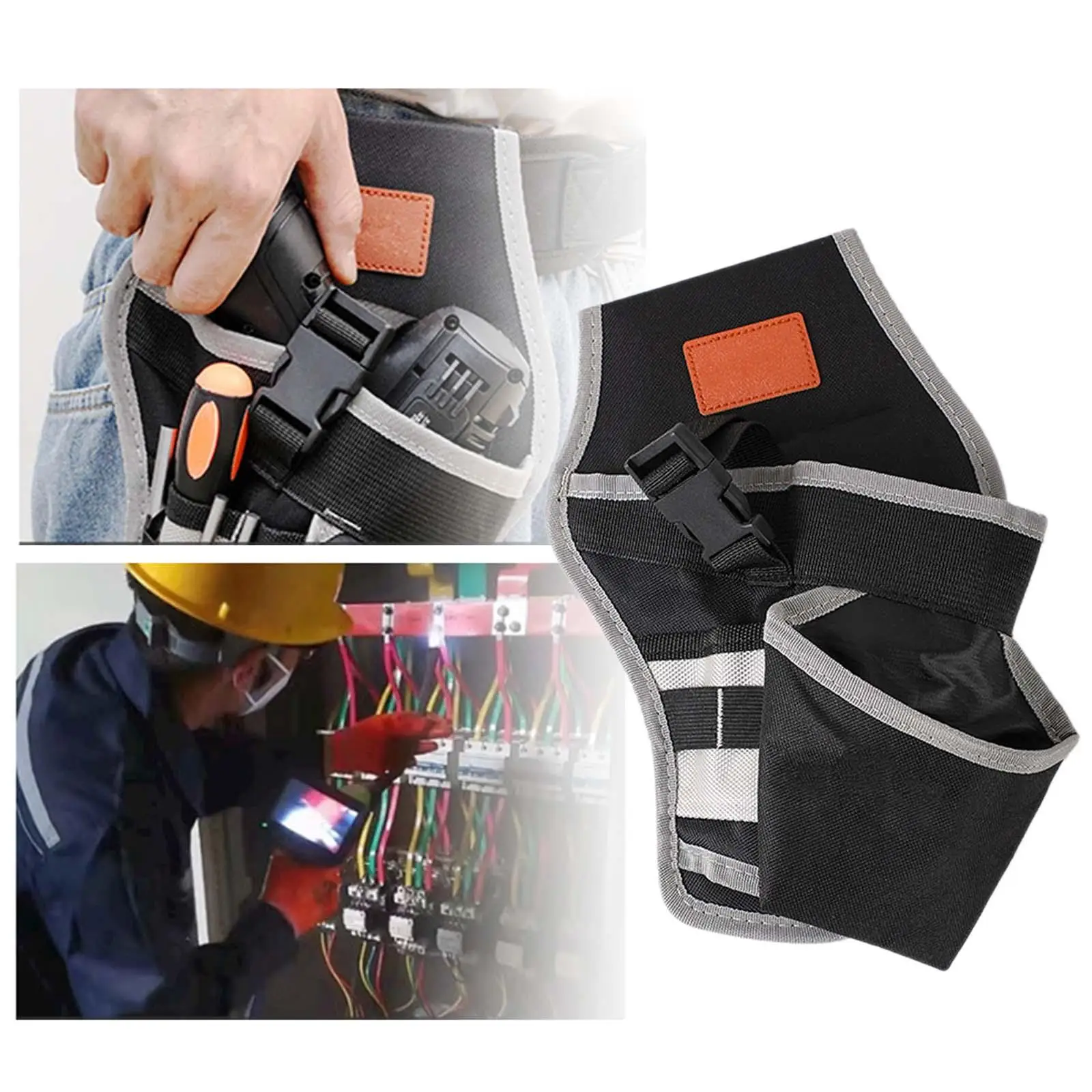 Imagem -03 - Multitool Broca Holster Bolsa Amplamente Utilizado Conveniente Profissional Faça Você Mesmo Ferramenta Pocket For Garden Builders Eletricista Carpenters