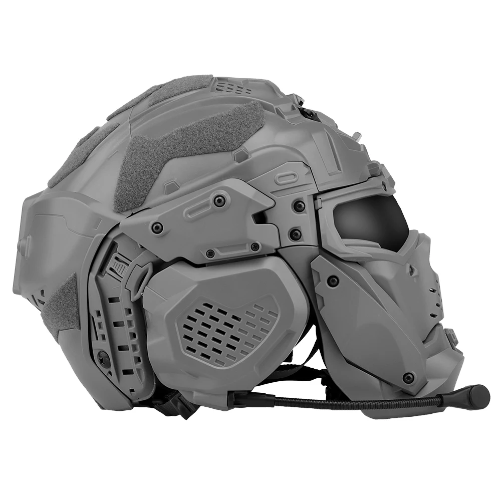 Airsoft-ヘッドセット,w-roninアサルトヘルメット,フォグファン