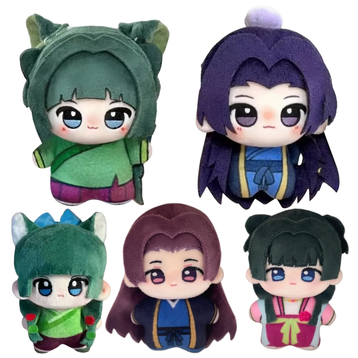 

Funny Joy Anime The Apothecary Diaries Kusuriya no Hitorigoto Maomao Jinshi Renshi Plush Doll Stuffed Toy Plush Pendant Gifts