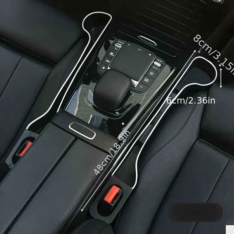 2 Stück Auto-Getränkehalter für Vorder- und Rücksitze, Multifunktionale Aufbewahrungsbox für Autoorganisation, Innenraum-Zubehör