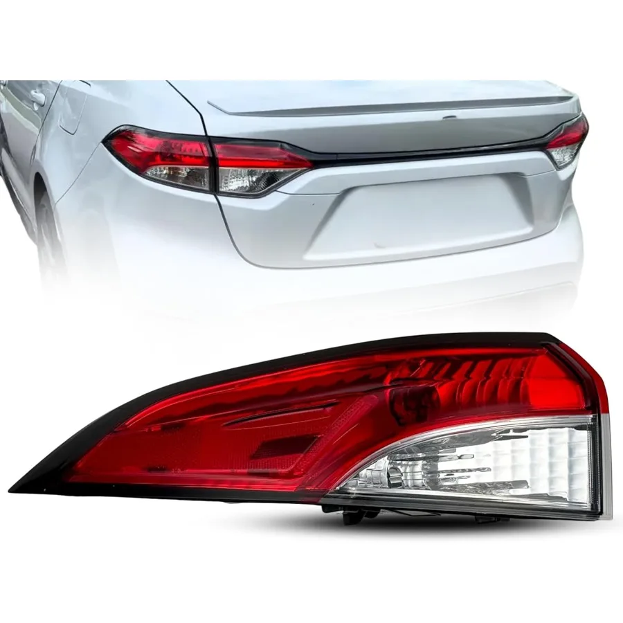 

Replacement Taillight Assembly for Toyota Corolla 20202024 SE LE L Hybrid LE with LED Outer Lens Left Driver Side Compatible wi