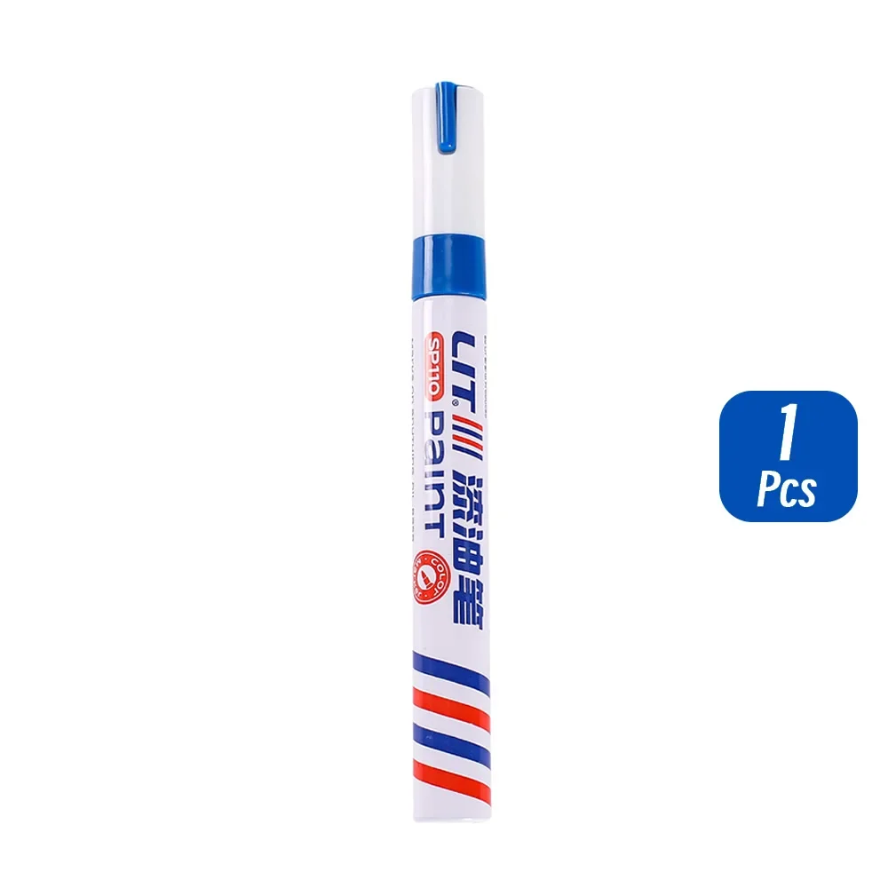 3mm 10 p Kleurrijke 8 Kleuren Permanente Verf Marker Waterdichte Witte Markers band loopvlak rubber stof Verf metalen Verf Marker Pennen