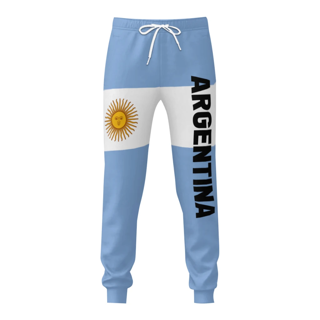 Argentina Flag Mens Sweatpants with Pockets Joggers for Men Sports Casual Sweat Pants With Drawstring