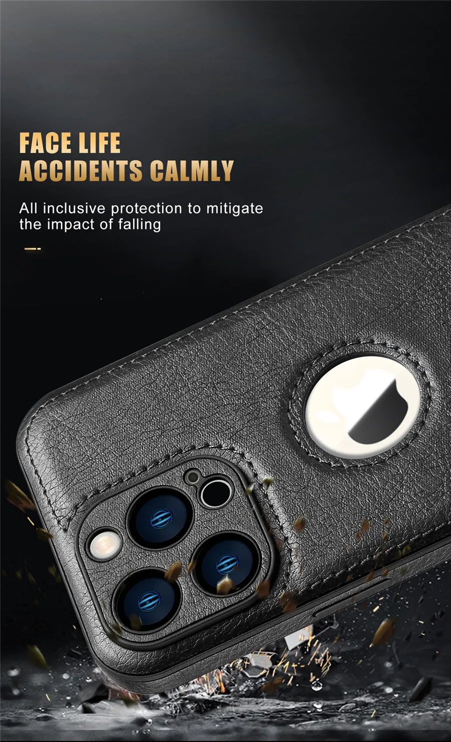 Luxury Leather Case for Apple iPhone 17 18 Pro Max 16e 15 14 13 12 11 16 Plus 18Pro Original Logo Silicone Lens Protect Cover
