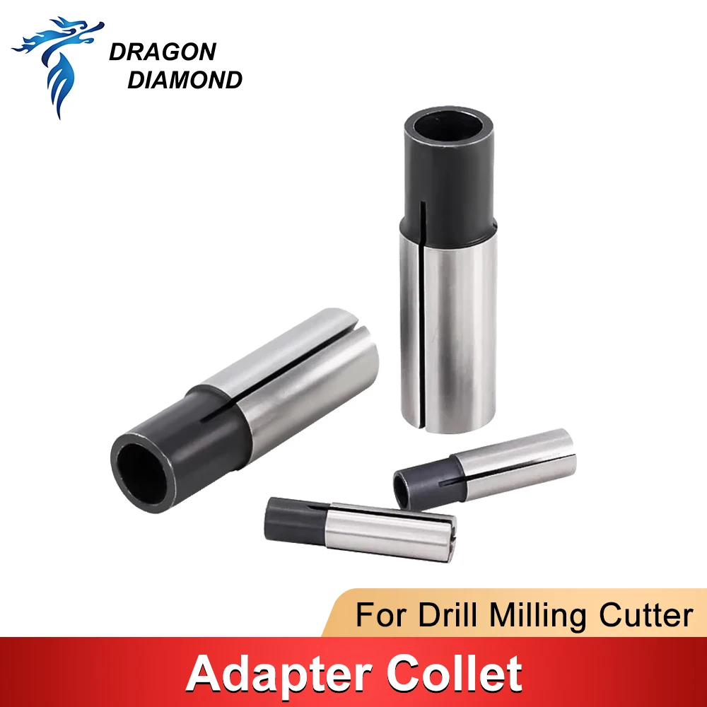 Router Bit Adapter Collet 6 6.35 8 10 12 12.7mm CNC Milling Cutter Precision Chuck End Mill Adapter Machine Tool Holder