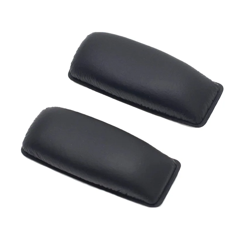Sostituzione 1 paio di cuscinetti per le orecchie in pelle stropicciata in pelle proteica o fascia per cuffie Sennheiser HDR RS165 RS175 RS185 RS195
