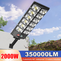 Most Powerful 350000LM Solar Light Strong Light 720LED Street Lights Outdoor Induction Lamp Waterproof Solar Garden Lamp Use 24h