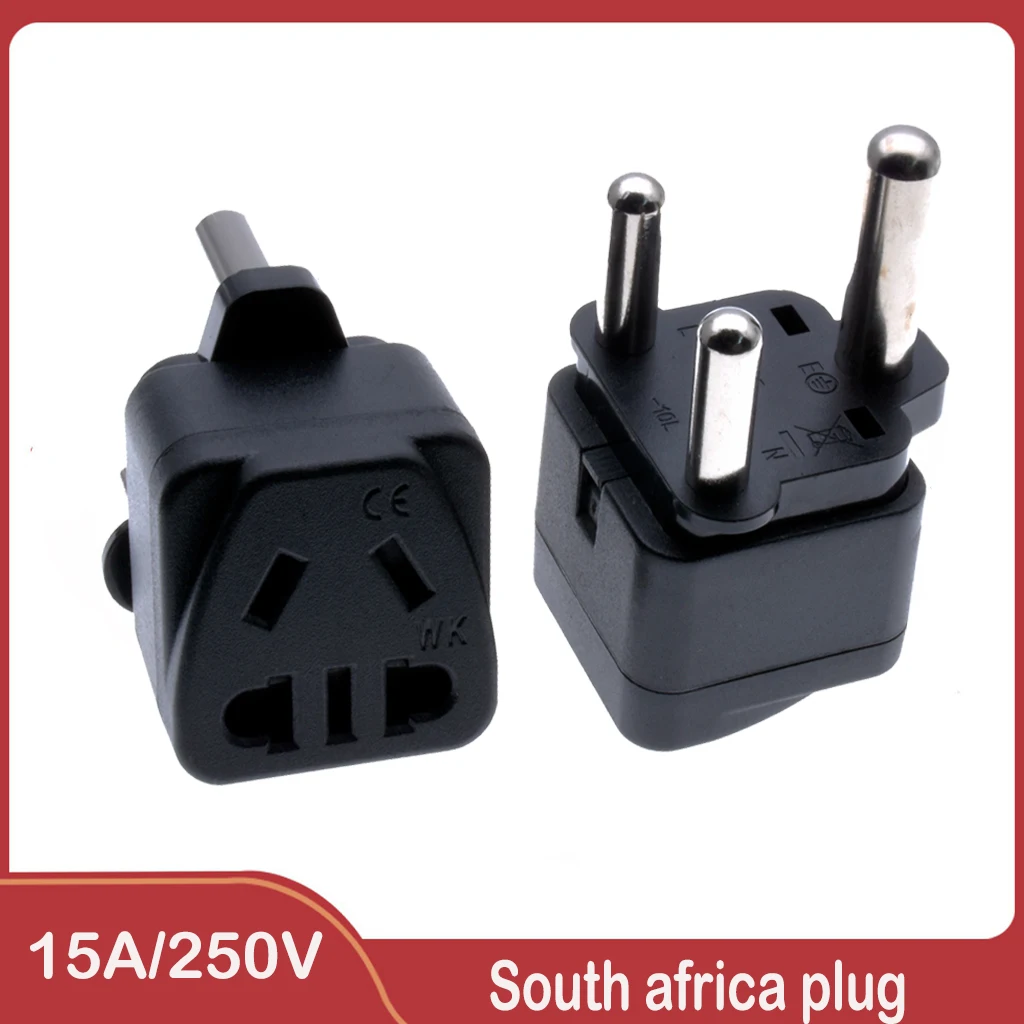 Rpa wtyczka 15A250V typ M duże okrągłe 3 piny indie konwersja adapter wtyczki zasilającej podróż Pakistan konwersja chiny AUS charge