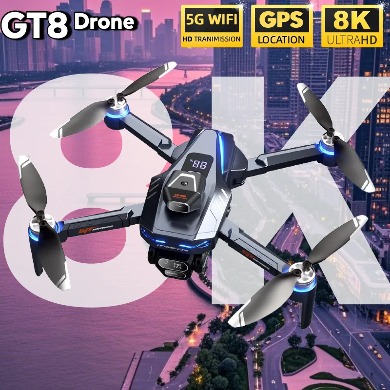 Drone Lenovo GT8 8K Profission - Drone Gt8 Rc avaliação e preço
