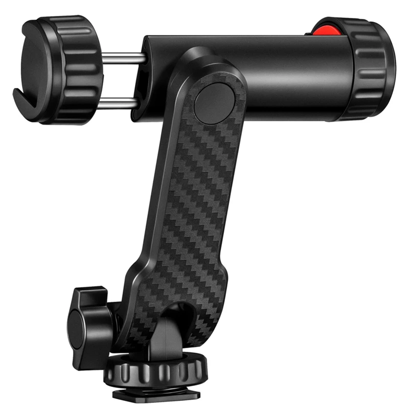 카메라 핫슈 360 회전식 휴대폰 마운트 거치대 삼각대, 마이크 라이트 휴대폰 클립용 콜드 슈, 아이폰 15 14 13 안드로이드용